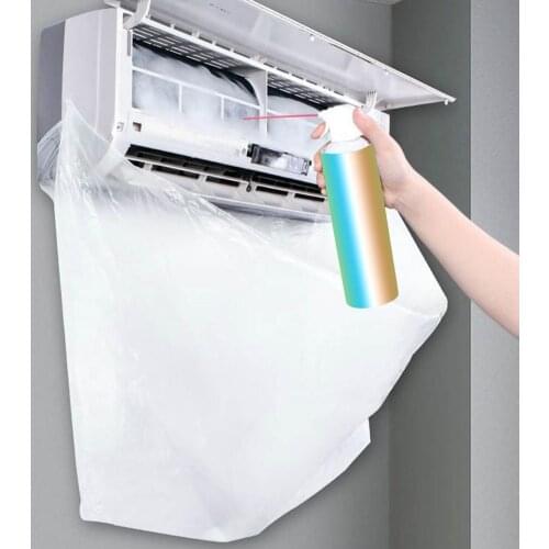 Air Conditioner Waterproof Cleaning Bags Hanging Dust Washing Protector Air Conditioner Water Receiving Anti-Splash Sewage Bag