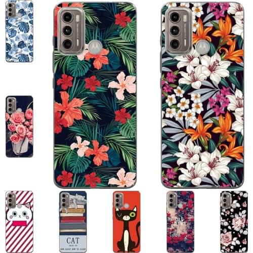 I am alone Phone Case For Motorola Moto G10 Power G20 G30 G40 Fusion G60 2021 Bag Fashion Luxury Color Cartoon Printed Mobile