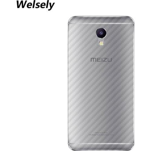 Back cover Protector Carbon Fiber Rear Protective Guard Film For Meizu m5 note m3 note Meilan note5 non-slip Mobile Accessories