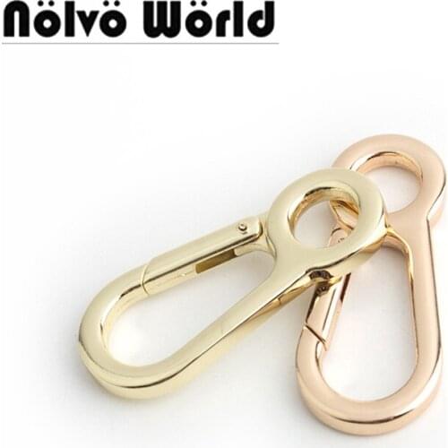 10-50 pieces 10mm 4 colors keychain snap hook spring snap hook carabiner climbing hook