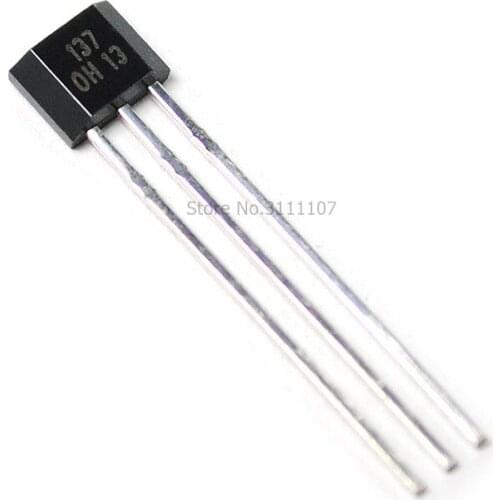 10PCS OH137 oh137 Hall Effect Sensor for Highly Sensitive Instruments TO-92S In-kind Shooting