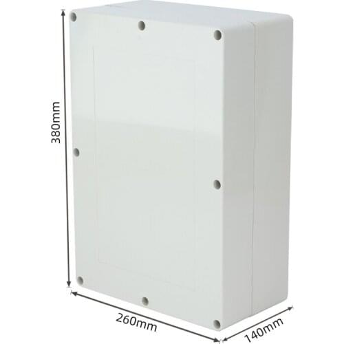 380*260*140 Economical outdoor waterproof box Electrical Enclosure Case ABS plastic waterproof sealed junction Wire box