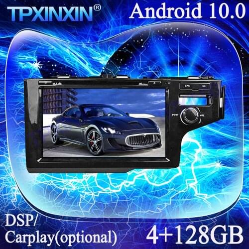 Android 10.0 4G+128G For Honda Fit 2014-2017 PX6 Carplay Multimedia Player Tape Recorder GPS Navigation Auto Radio Head Unit DSP