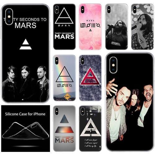 Luxury Soft Silicone Phone Case 30 Second To Mars 30STM for Apple iPhone 11 Pro XS Max X XR 6 6S 7 8 Plus 5 5S SE Fashion Cover