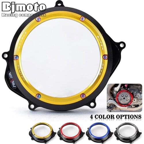 CNC Motorcycle Racing Clear Clutch Cover For Honda CRF450R CRF 450R 2009 2010 2011 2012 2013 2014 2015 2016 CRF-450R Engine part
