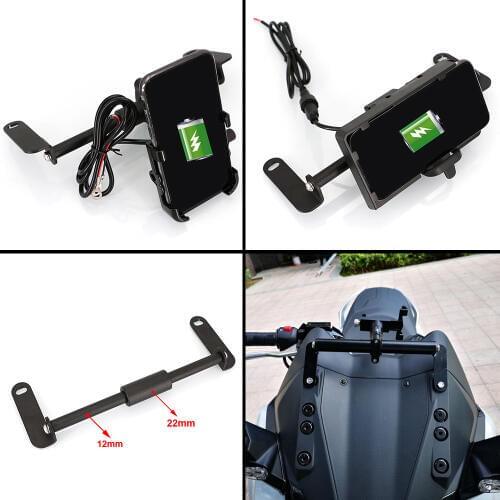Motorcycle Mobile Phone Holder For SYM CRUISYM 300 Joymax Z300 CRUISYM300 Rechargeable GPS Navigator Mounting Bar Kit