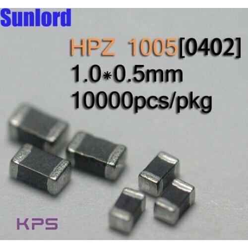 HPZ 1005 Multilayer Chip Ferrite Bead Communication Computer DVD Camera LCD TV 3C 5G AI EMI Large current 6A Phones OA Power