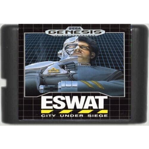 Eswat 16 bit MD Game Card For Sega Mega Drive For Genesis
