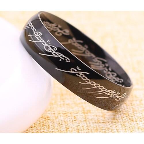DarkMag Midi Ring Stainless steel Ring of Power Gold the Movie of Ring Lovers Women and Men Fashion Jewelry Free Dropship