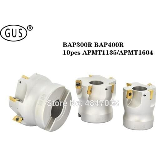 Face Milling Cutter Head BAP300R 40-22-4T 50-22-5T 63-22-6T BAP400R 50-22-4T 63-22-4T Slot Milling Cutter Head Flat Face Milling