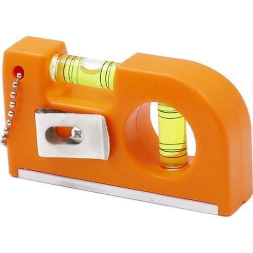 Key Chain Level Ruler with Magnet V Stripe Spirit Level Bubble for adjusting the angle Measuring Tool