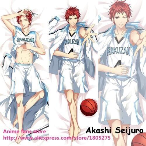 Cool Anime Pillowcase Kuroko no Basuke Basketball Akashi Seijuro Pillow Case decorative Hugging Body bedding
