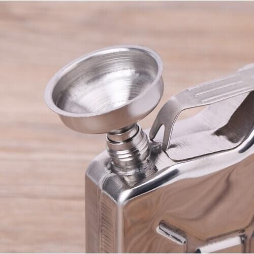 2021 New 5oz Stainless Steel Jerry Can Hip Flask Liquor Whisky Pocket Bottle Men Gift