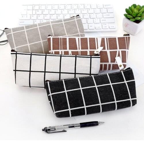 New Fashion Women Cosmetic Bag Student Pencil Case Ladies Zipper Small Storage Bag Makeup Bag Coin Pouch