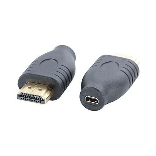 Professional HDMI converter Black Standard HDMI Male Type A to Micro HDMI Type D Female Socket Adapter Mayitr