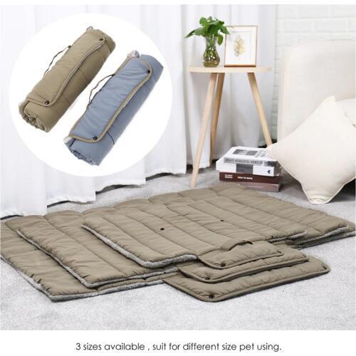 Foldable Dogs Pets Mat forTravel Outdoors Cat Dog Bed Puppy Soft Warm Thick Travel Mat For Dog Cat Easy Cushion cama perro