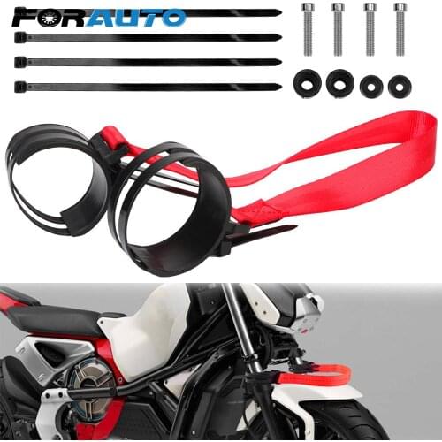 Seat Rescue Universal Leashes Motorcycle Front Rear Holding Strap Tear-Resistant Adjustable Pull Sling Belt