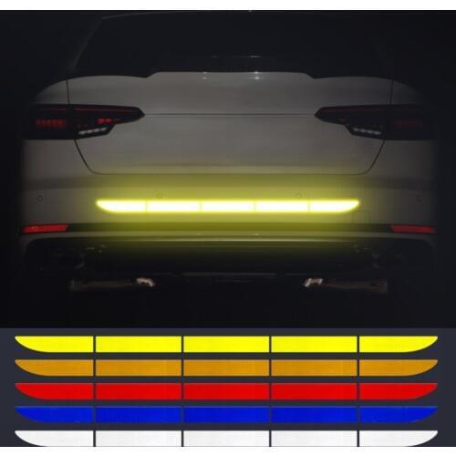 Car Trunk Reflective Strip Stickers for Toyota Auris Corolla Avensis Verso Yaris Aygo Scion TC IM