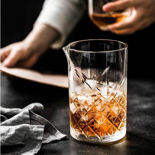 US Libbey Professional Martini Mixing Glass Crystal Diy Cocktail Whisks Stir Cup Bartender MINI Bar Tools Accessories Wine Mixer