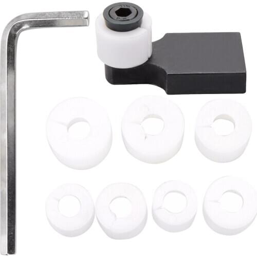 Jewelry Ring Setter Clamp Tool with 7 Round Dies for Ring Setting Expanding