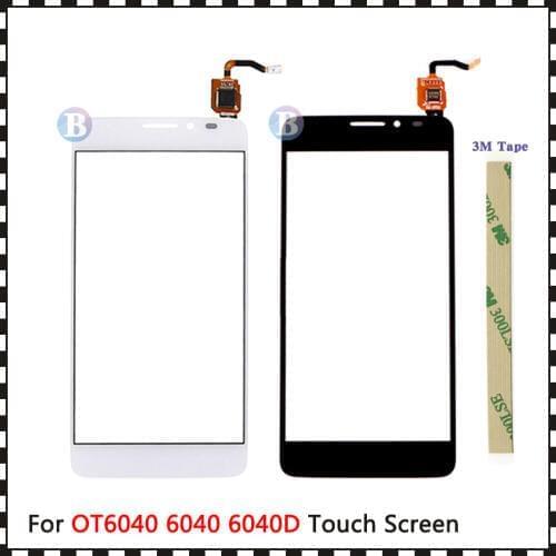 Replacement 5.0" For Alcatel One Touch Idol X OT6040 6040 6040D Touch Screen Digitizer Sensor Outer Glass Lens Panel