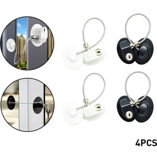 4PCS Children Safety Lock Refrigerator Door Lock Baby Safety Home Window Lock Child Locks Child Protection On The Cupboard