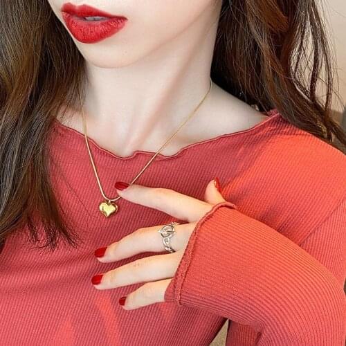 Womens Korean Wave Side Round Neck Bottoming Shirt Spring Autumn Style Inner Slim Solid Color Long-sleeved With Wood Ears Tops