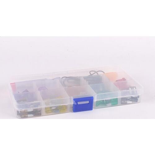 100pcs Car Mini Blade Fuse Assorted 2/3/5/7.5/10/15/20/25/30/35A + Test Pen
