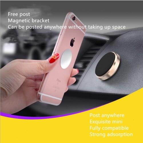 360 Magnetic Car Phone Holder Stand In Car Magnet Mount Cell Mobile Wall Nightstand Support GPS Stands