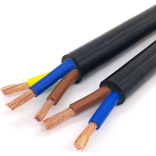 5 Meters RVV Copper Wire Sheath Line 2 3 core 1 / 1.5 / 2.5 / 4 / 6mm Cable Outdoor Flexible Wire