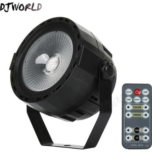 Wireless Remote Control LED Par COB 30W RGB 3in1 DMX512 Stage Effect Lighting Good For DJ Disco Home Party Wedding Decoration