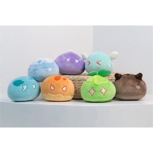 Cosmile Offical Genshin Impact Slime Plush Doll Waist Throw Cushion Cover Home Decor Decoration Ornament