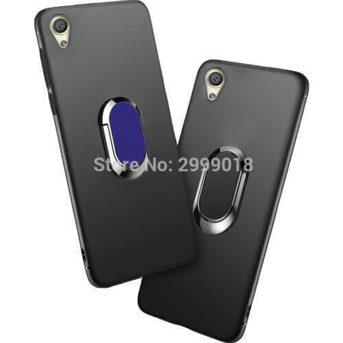 For SONY Xperia X F5121 Dual F5122 5.0 inch Silicone Cover Magnetic Magnet Car Finger Ring Case For SONY Xperia X