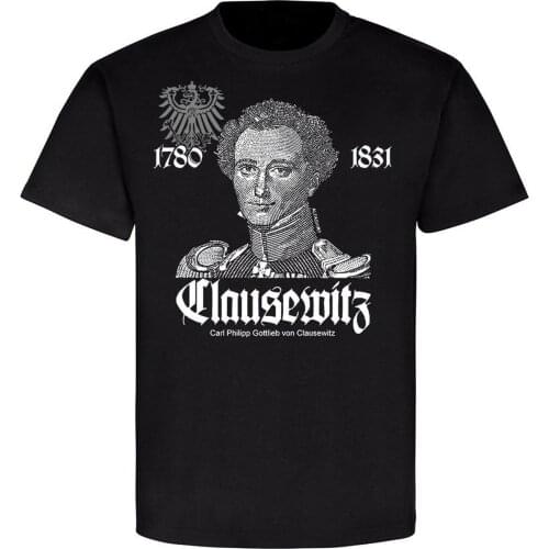 Prussia Wroclaw Carl Von Clausewitz Prussian General T-Shirt. Summer Cotton Short Sleeve O-Neck Mens T Shirt New S-3XL
