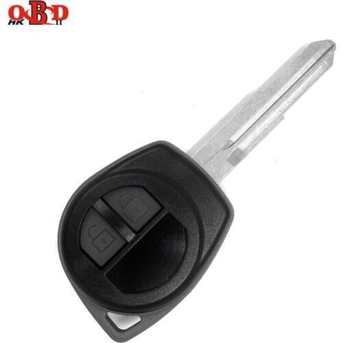 HKOBDII Car Remote Key Case with Button Pad for Suzuki Igins Alto SX4 Vauxhall Agila with Logo
