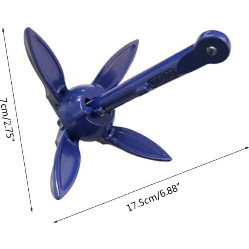 Wear-resistant Folding Grapnel Boat Anchors Accessories Used in Hooking Surfaces in Low Currents Boating Accessories N0HF