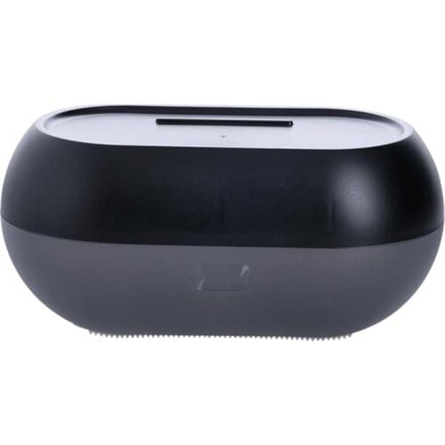 Wall-mounted Waterproof Paper Holder Box Punch-free Roll Paper Tissue Container Case Storage Rack for Bathroom Toilet Household