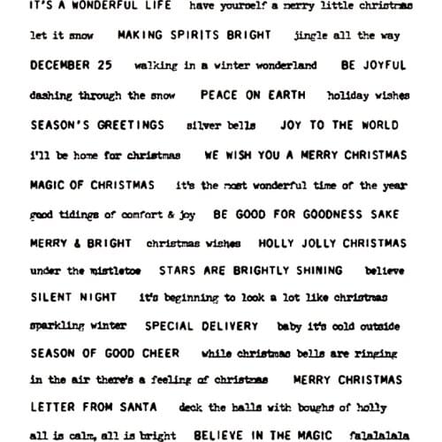 2021 New Words Essay Christmas Clear Stamps Sets and Letter Background Scrapbooking For Crafts Card Making no Metal Cutting Dies
