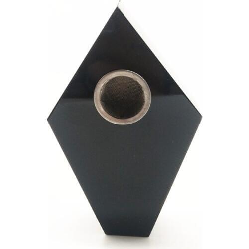 Wholesale High Quality Products Natural Obsidian Crystal Magic wand point Rhomboid Quartz Smoking Pipe Health smoking Healing