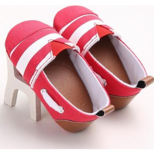 0-1 years old men and women baby spring and autumn striped casual baby toddler shoes