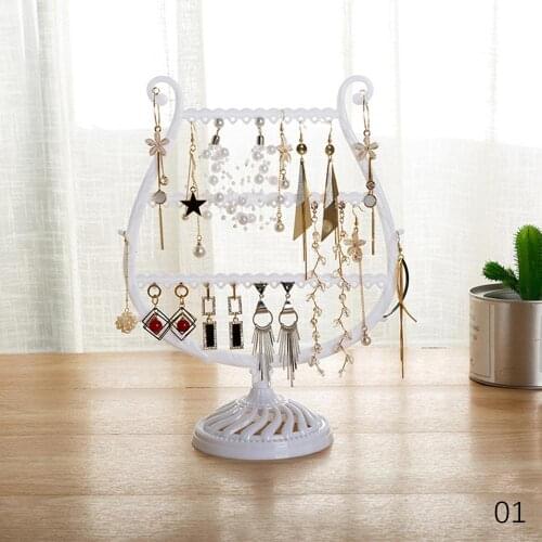 Ear Stud Stand Antler Tree jewelry Organizer Creative Wine Cup Shape Earrings Bracelet Storage Shelf Jewelry Display Holder