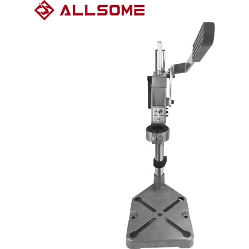 ALLSOME 400mm Drilling Holder Grinder Rack Stand Clamp Bench Press Stand Clamp Grinder Electric Drill Bracket for Woodworking