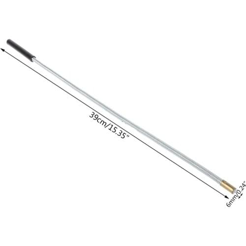 A0KF 41cm Long Picker Rod Auto Repair Flexible Slender Metal Magnetic Tip Flat-head Picker Pick Up Tool