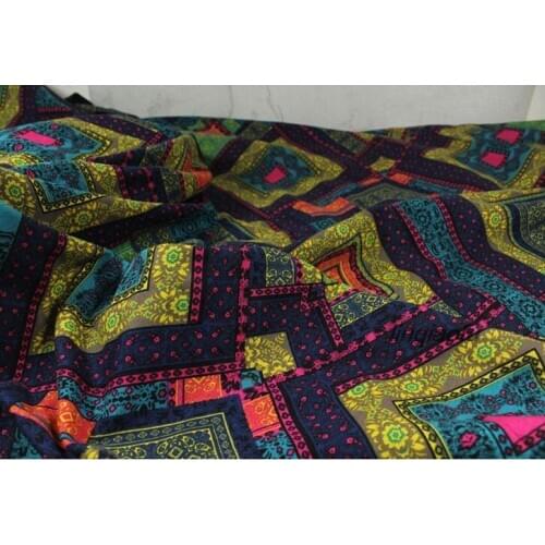 High-quality autumn and winter thick cotton and linen fabrics, robe dresses and ethnic fabrics