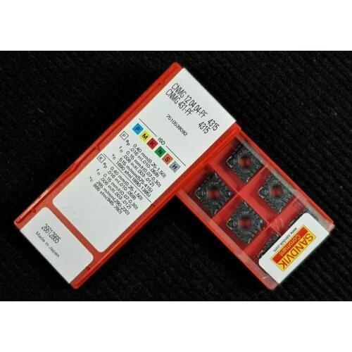 10PCS CARBIDE INSERTR CNMG120404-PF 4315