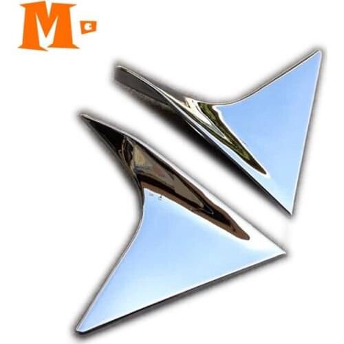2016 2017 2018 Chrome Rear Trunk Window Spoiler Cover 2014 for Honda Vezel HR-V HRV Chromium Styling Decoration and Protection