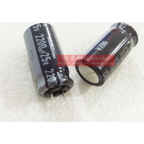 2020 hot sale 30PCS/50PCS Imported electrolytic capacitors Nichicon 25V2200UF 12.5X25 VZ series of 105 degrees free shipping