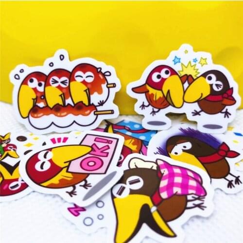 40 funny cartoon animals paper tags stickers crafts scrapbook