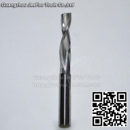 8*42 Single Spiral Bit/ Cutting PVC / One Flute Spiral End Mill/ composite blade cutters