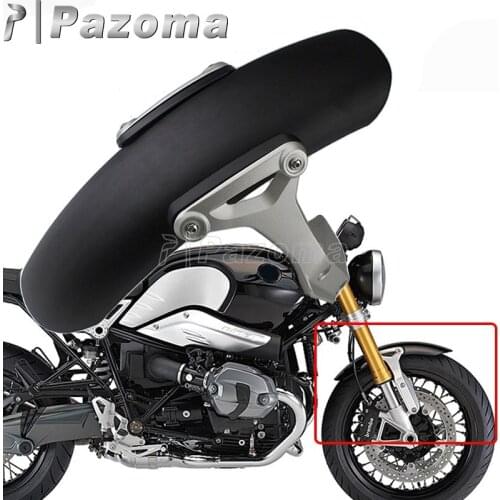 Aluminum Motorcycle Front Wheel Fender Mudguard With Brackets For BMW R NINE T R9T 2014 2015 2016 2017 2018 Mud Flap Guard